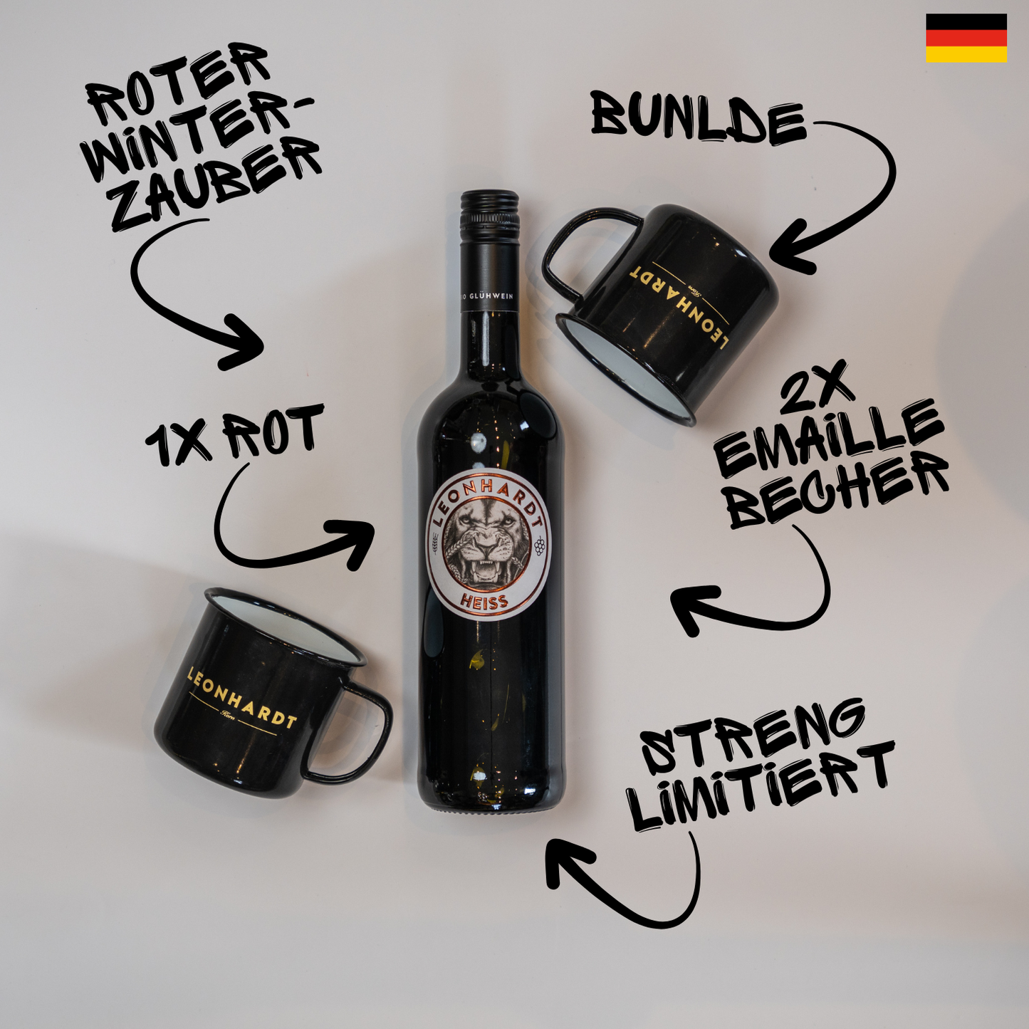 Geiler Winterzauber Buddel & Becher 🔥